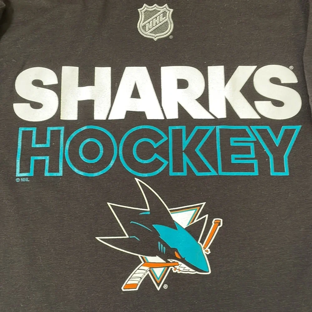 Adidas NHL Sharks Hockey Shirt Size Small